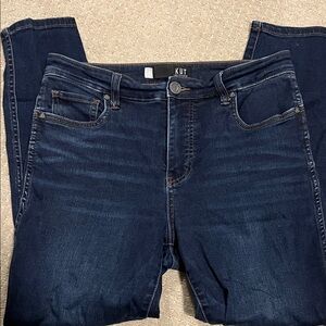 Kut from the Kloth Women's Deep Indigo Skinny Jeans